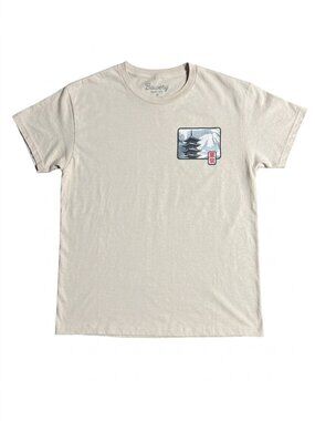 Bowery Supply Co. Men's Tokyo Japan Graphic T-Shirt Tan/Beige Medium NEW